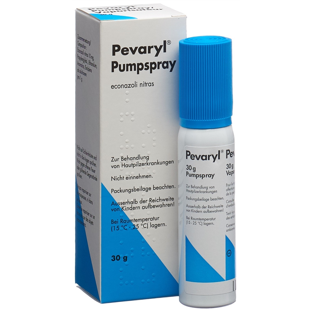 PEVARYL Spray zur Anwendung auf der Haut Fl 30 ml, Hauptbild