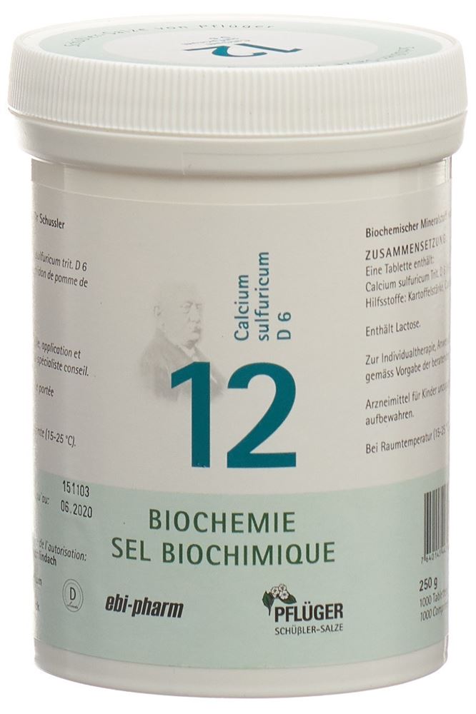 PFLUEGER Nr12 Calcium sulfuricum 6 D