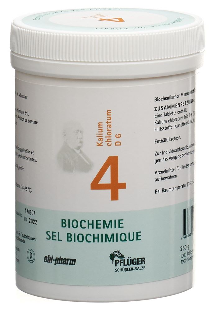 PFLUEGER Nr4 Kalium chloratum 6 D, Hauptbild