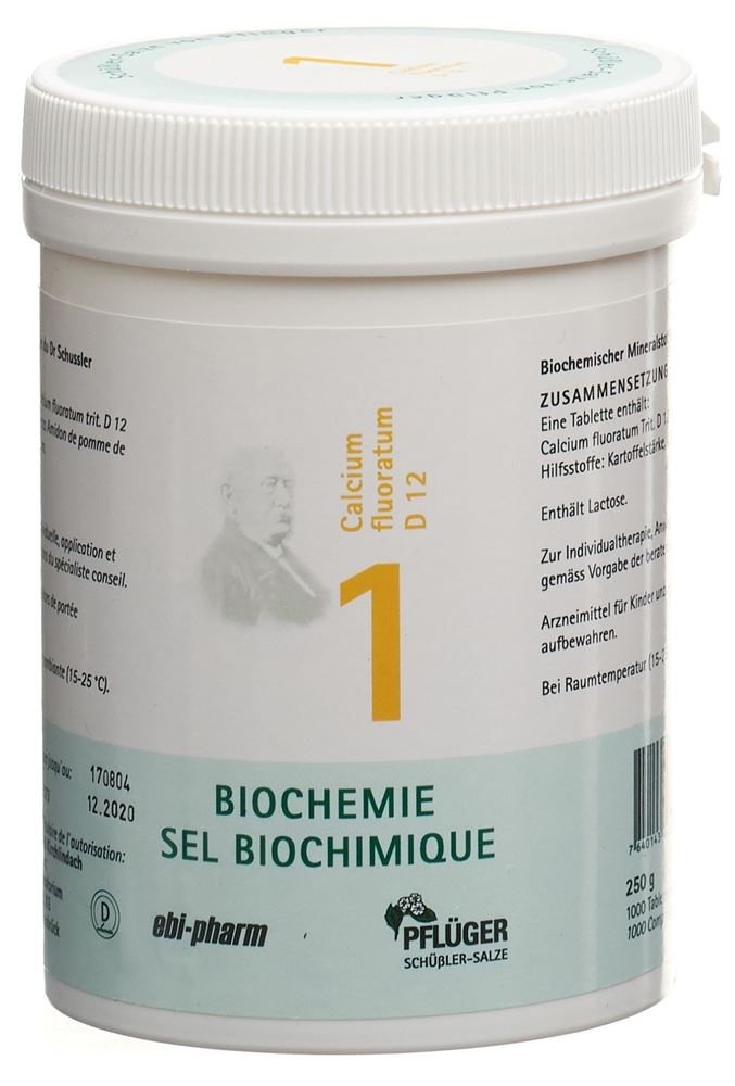 PFLUEGER no1 calcium fluoratum 12 D, image principale