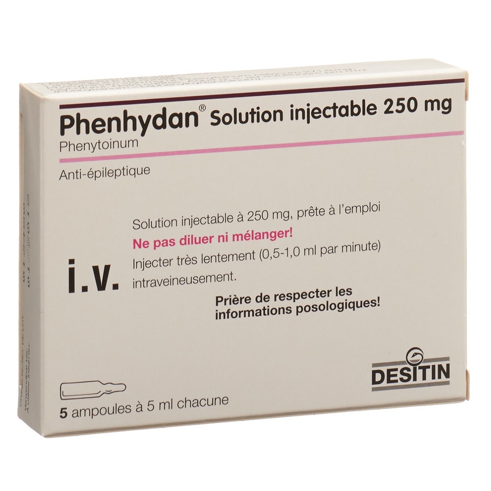 PHENHYDAN Inj Lös 250 mg/5ml i.v. Amp 5 ml, Bild 2 von 2