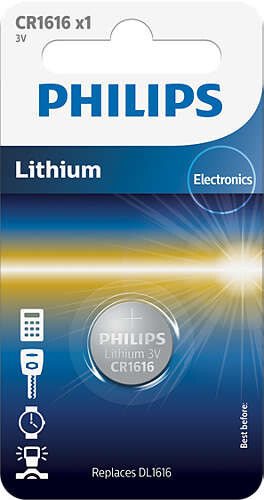 PHILIPS piles boutons Lithium