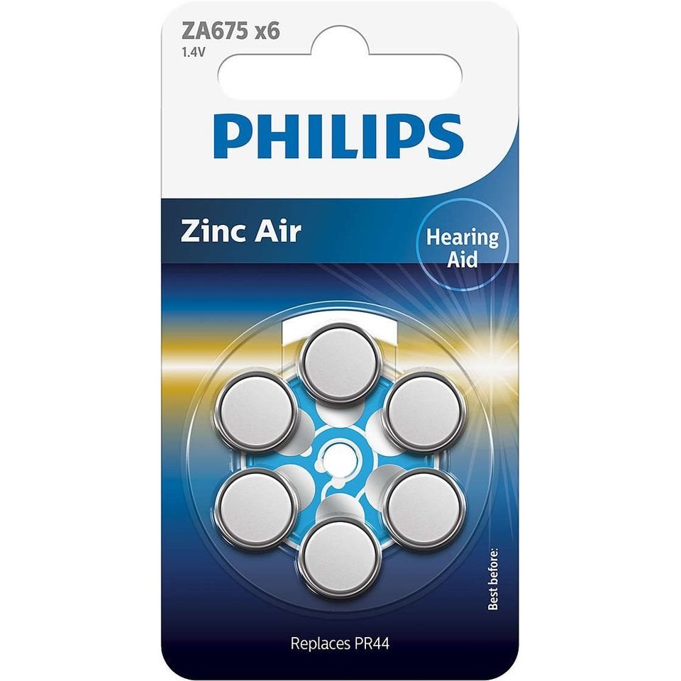PHILIPS piles d'audiophone