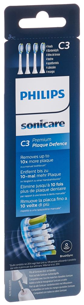 PHILIPS Sonicare Ersatzbürstenköpfe C3 Premium