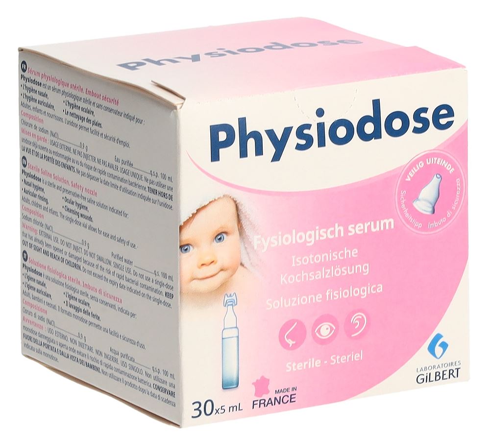 PHYSIODOSE sérum physiologique