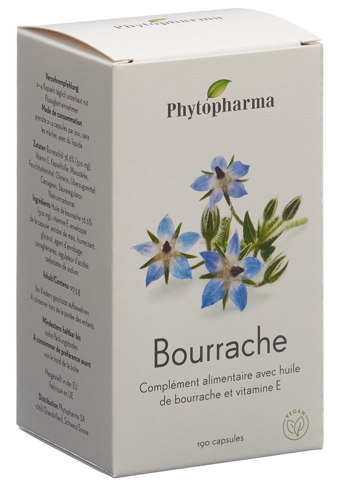 PHYTOPHARMA Borretsch 500 mg, Bild 2 von 3