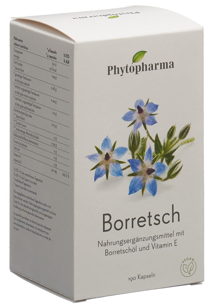 PHYTOPHARMA bourrache 500 mg