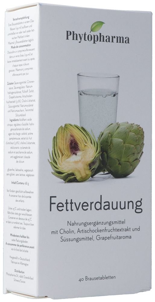 PHYTOPHARMA Digestion des graisses
