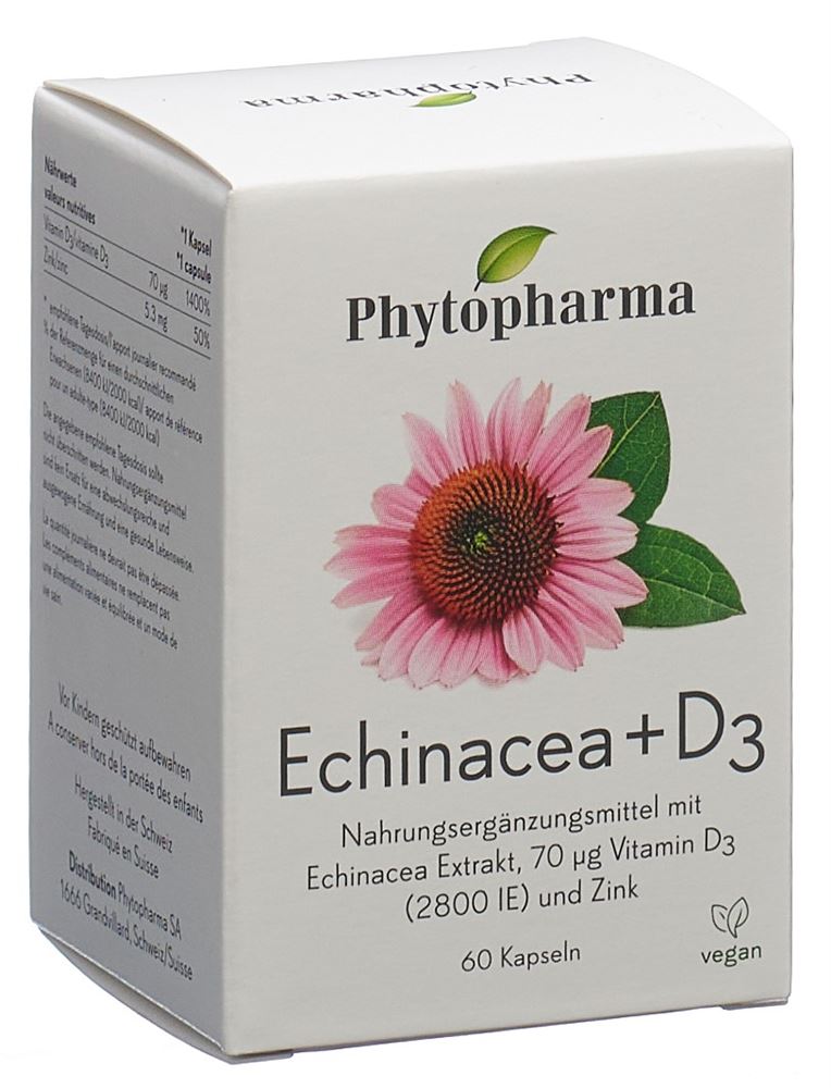 PHYTOPHARMA Echinacea + Vitamin D3, Hauptbild