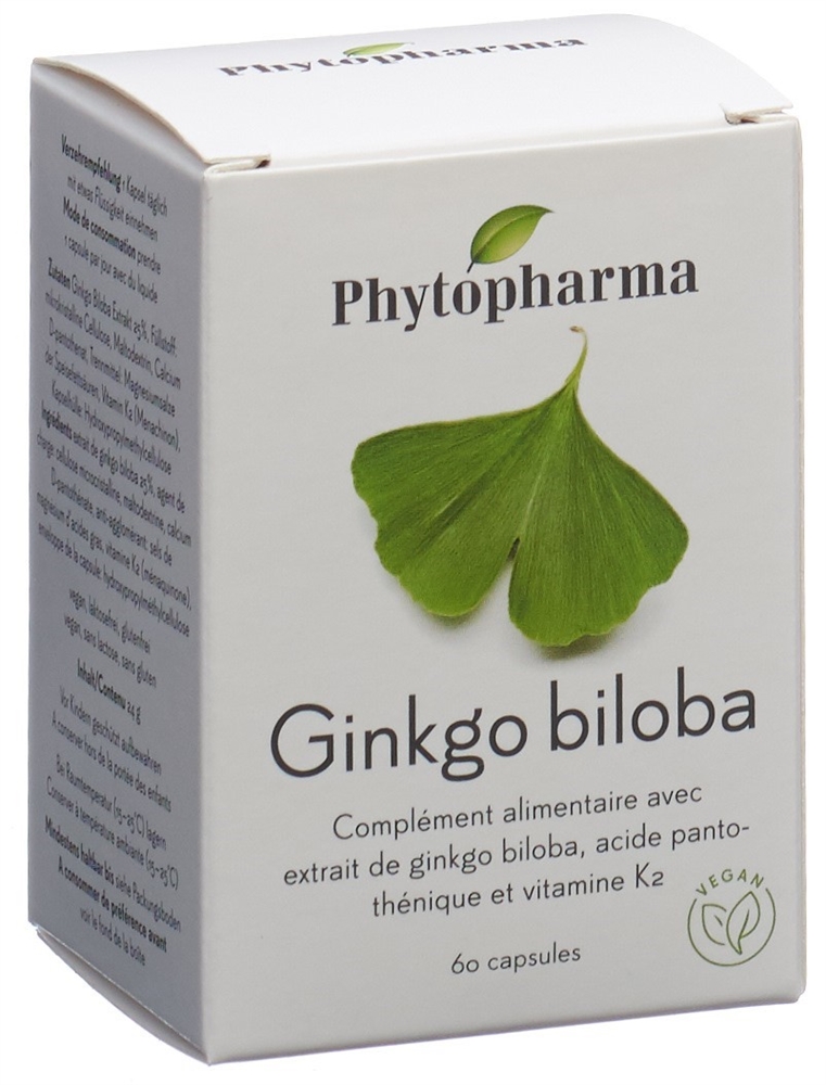 PHYTOPHARMA Ginkgo biloba, image 2 sur 3