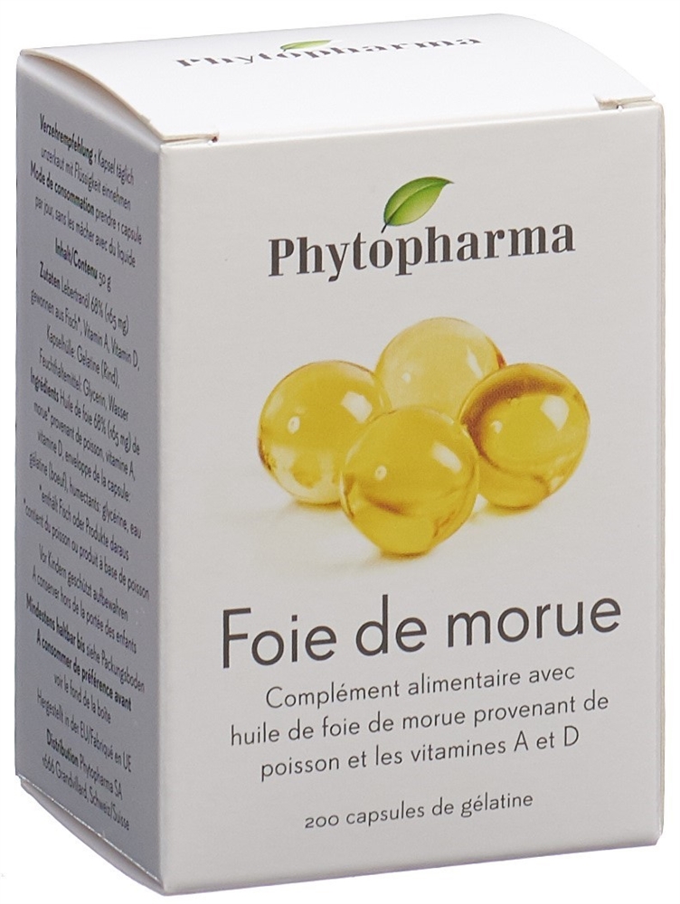 PHYTOPHARMA huile de foie de morue, image 2 sur 3