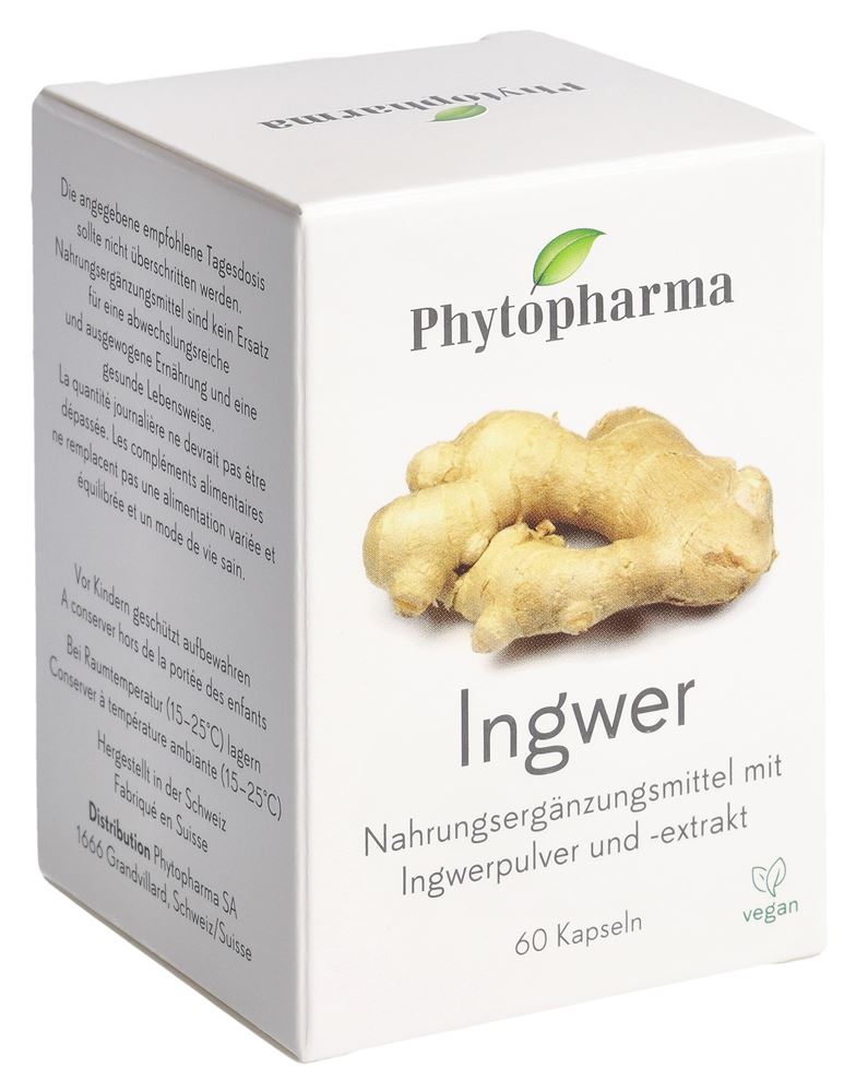 PHYTOPHARMA Ingwer 365 mg, Hauptbild