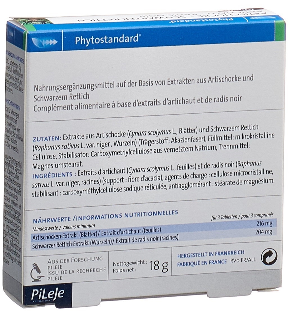 PHYTOSTANDARD Artischocke-Schwarzer Rettich, Bild 2 von 2