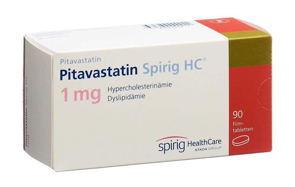 PITAVASTATIN Spirig HC 1 mg, Hauptbild