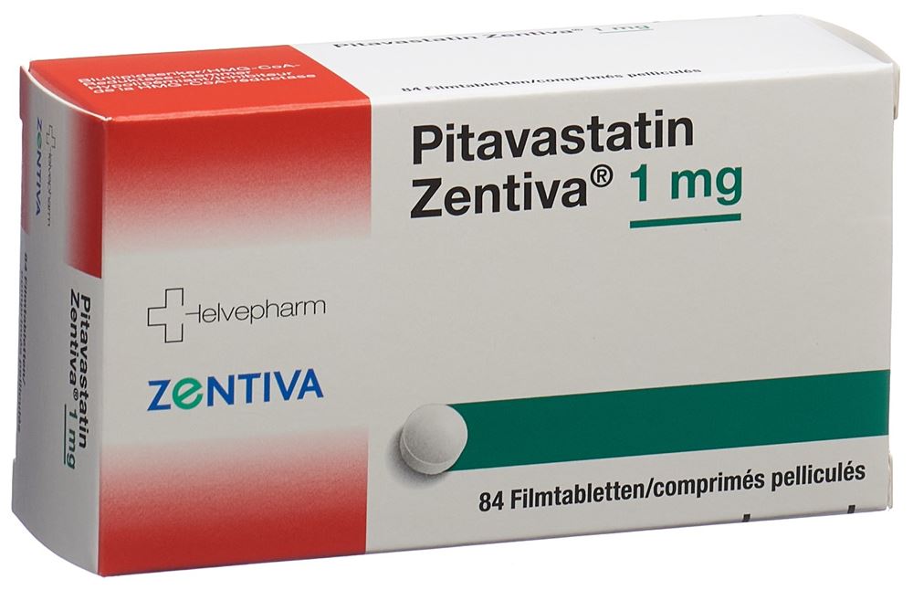 PITAVASTATIN Zentiva 1 mg, image principale