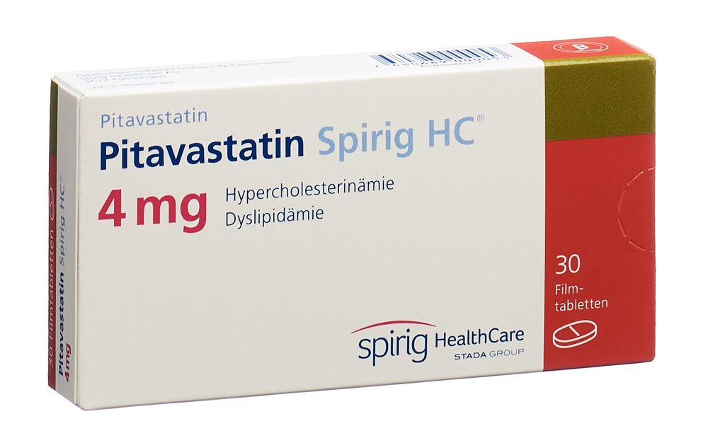 PITAVASTATIN Spirig HC 4 mg, image principale