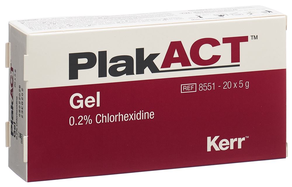 Plakact Gel 0.2 % Chlorhexidin Tb 5 g, Hauptbild