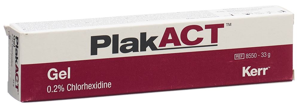 Plakact Gel 0.2 % Chlorhexidin Tb 33 g, Hauptbild