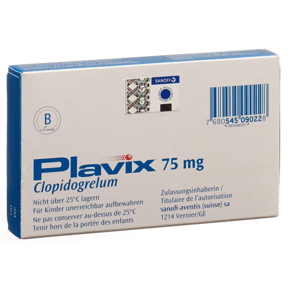 PLAVIX cpr 75 mg blist 84 pce, image 2 sur 2