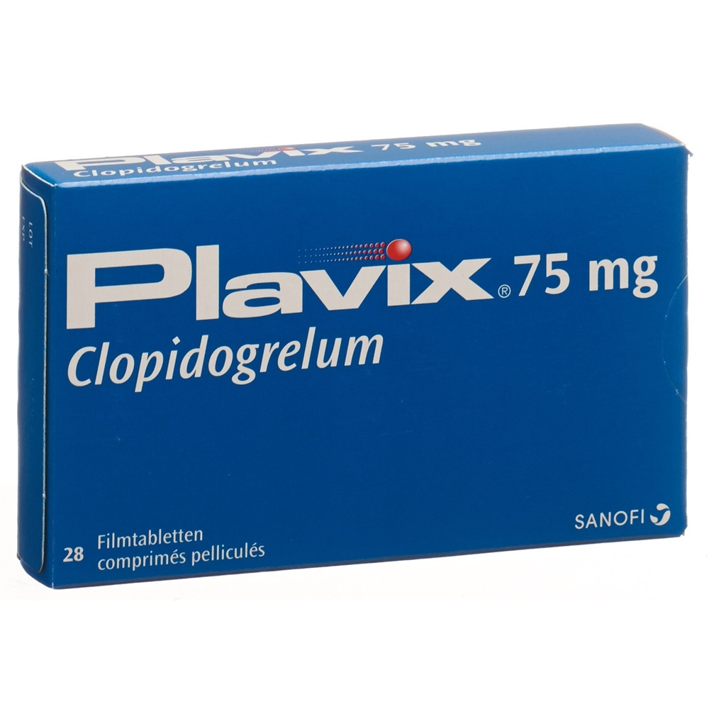 PLAVIX Tabl 75 mg Blist 28 Stk