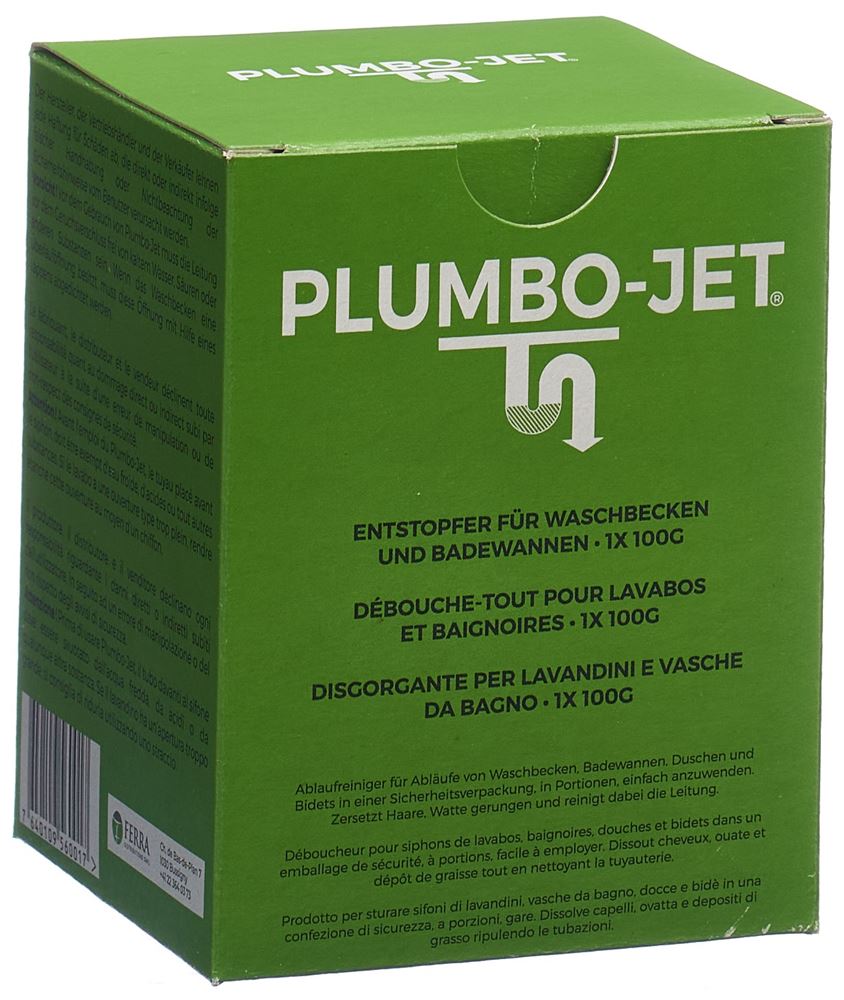 PLUMBO JET Ablaufreiniger, Hauptbild