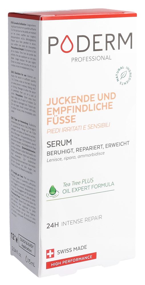PODERM Irritierte und empfindliche Füsse Serum