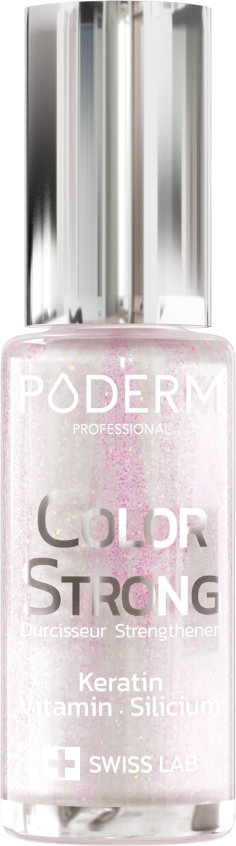 PODERM Nagellack Color Strong Härtung