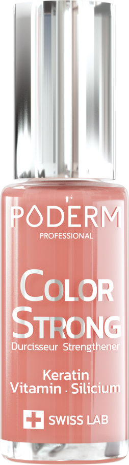 PODERM Nagellack Color Strong Härtung