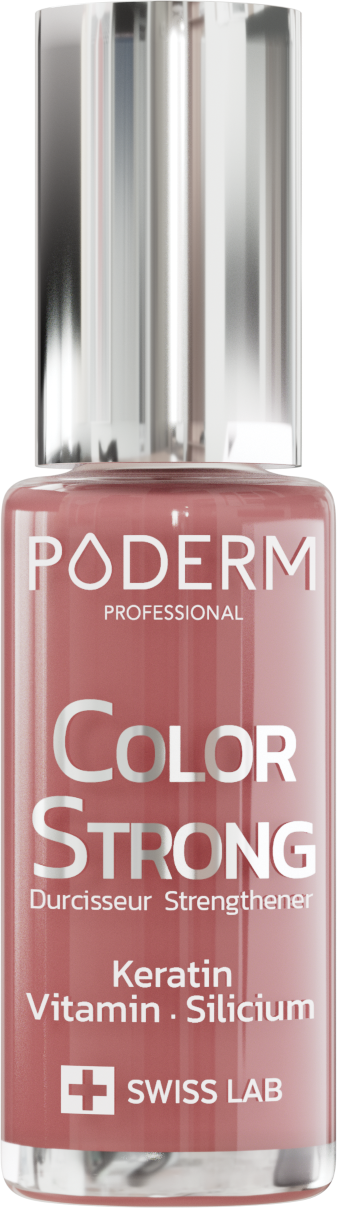 PODERM Nagellack Color Strong Härtung