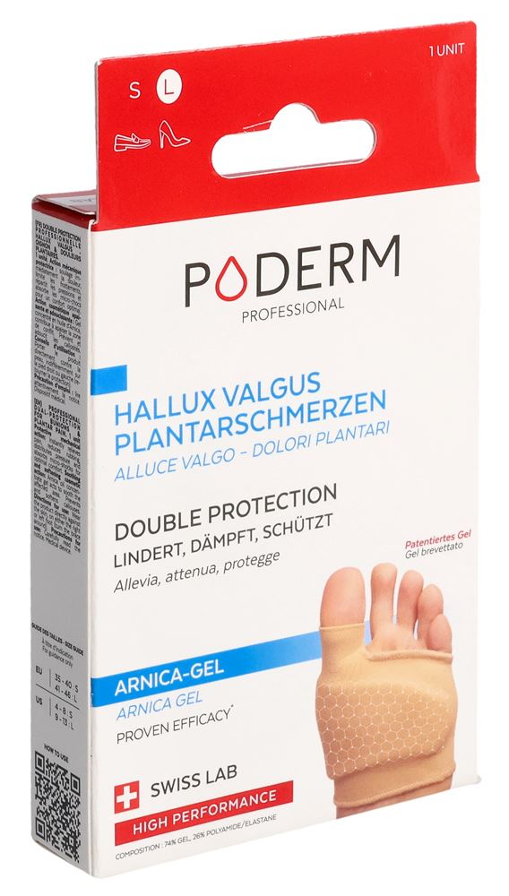 PODERM PROFESSIONAL Double protection pour hallux valgus