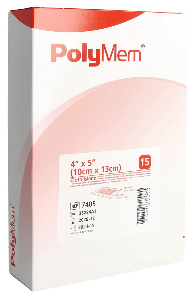 POLYMEM Adhesive Dressing Cloth-Backed