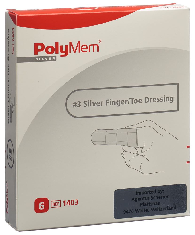 POLYMEM Finger/Toe Dressing Silver, image principale