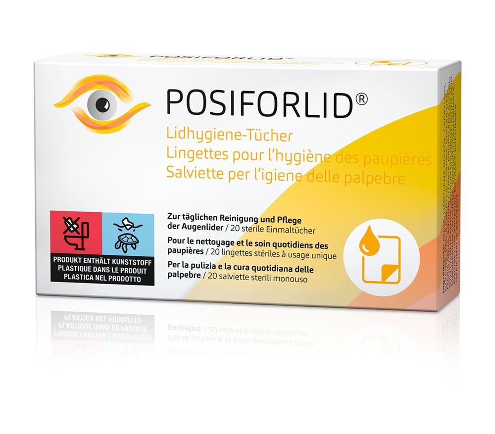 POSIFORLID Lingettes pour l’hygiène des paupières, image principale