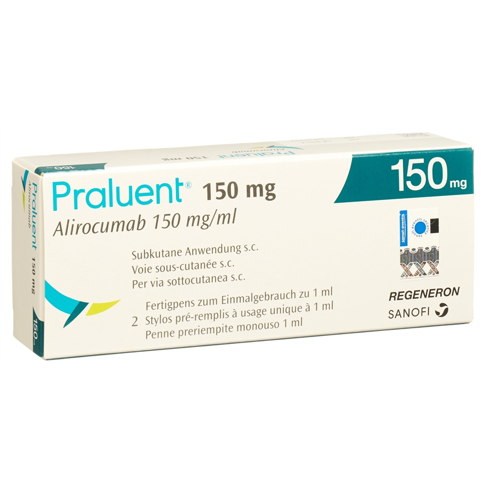 PRALUENT Inj Lös 150 mg/ml Fertigpen Fertpen 2 Stk