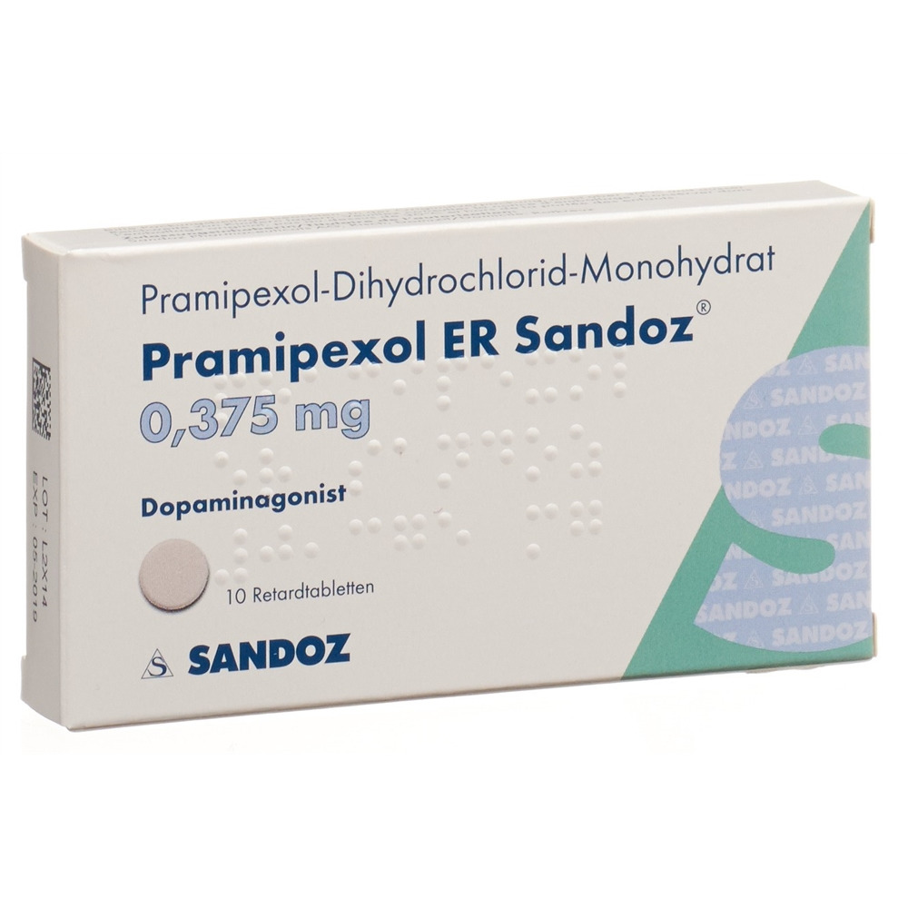 Pramipexol ER Sandoz Sandoz 0.375 mg