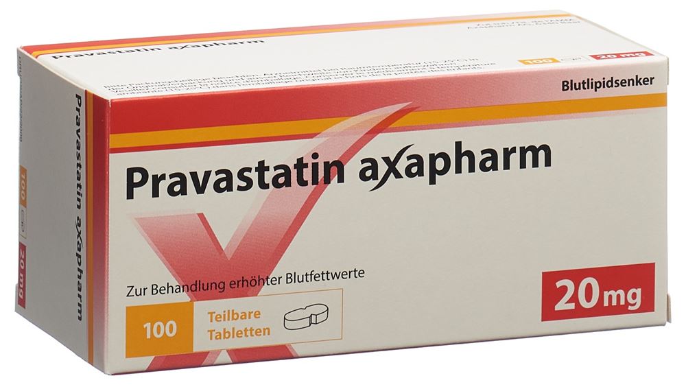 PRAVASTATINE axapharm 20 mg, image principale