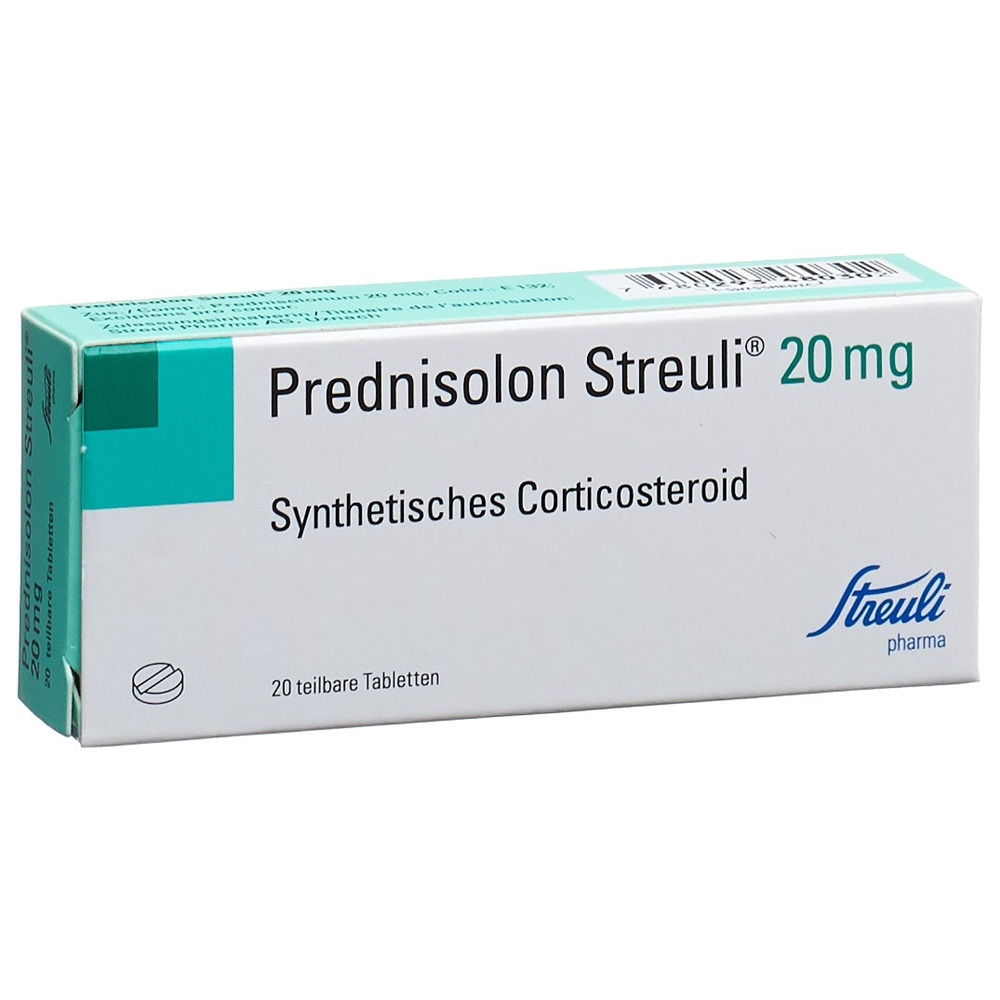 PREDNISOLONE Streuli 20 mg, image principale