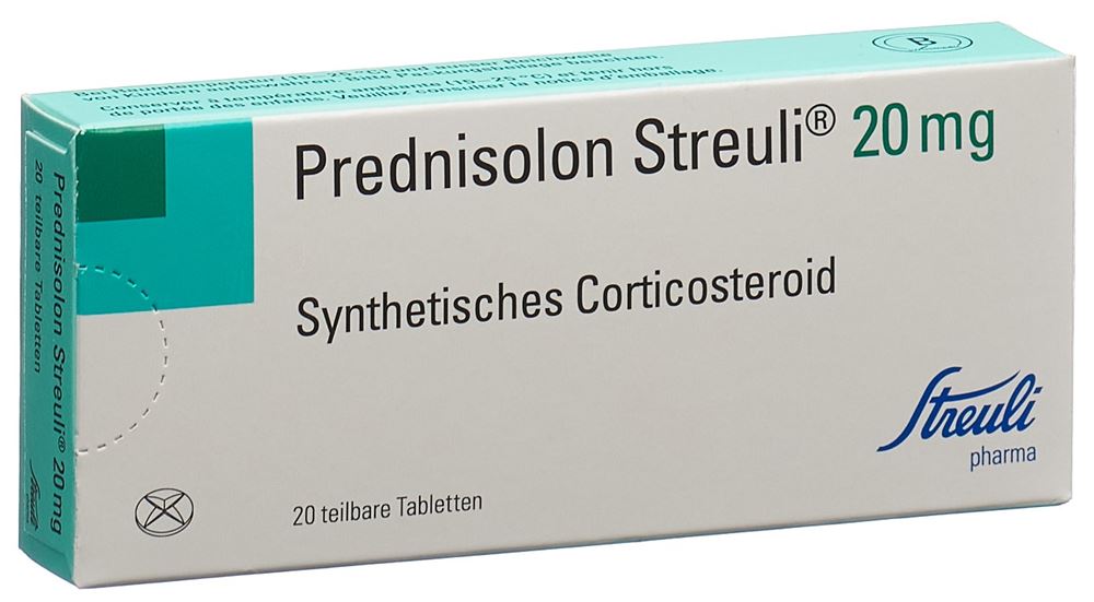 PREDNISOLONE Streuli 20 mg, image principale