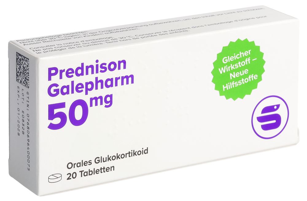 PREDNISONE Galepharm 50 mg