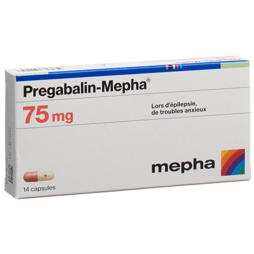 PREGABALINE Mepha 75 mg, image 2 sur 2