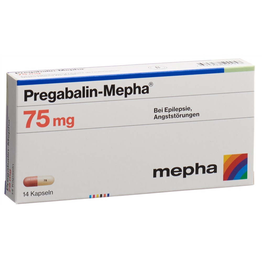 PREGABALINE Mepha 75 mg, image principale