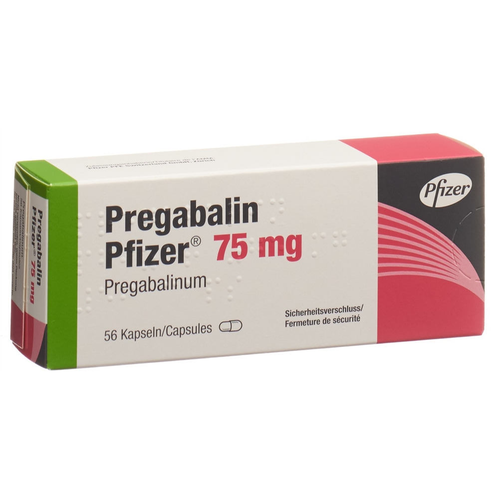 PREGABALINE Pfizer 75 mg, Hauptbild