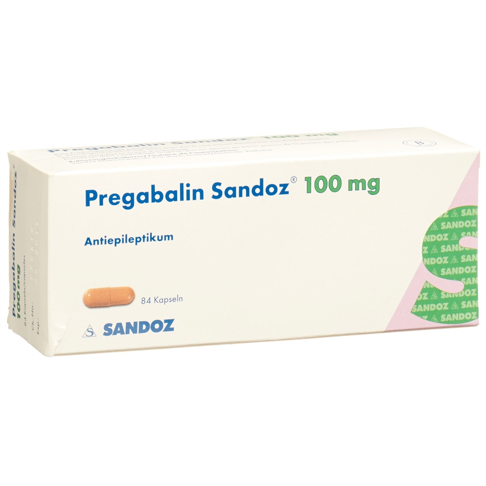 PREGABALINE Sandoz 100 mg, Hauptbild