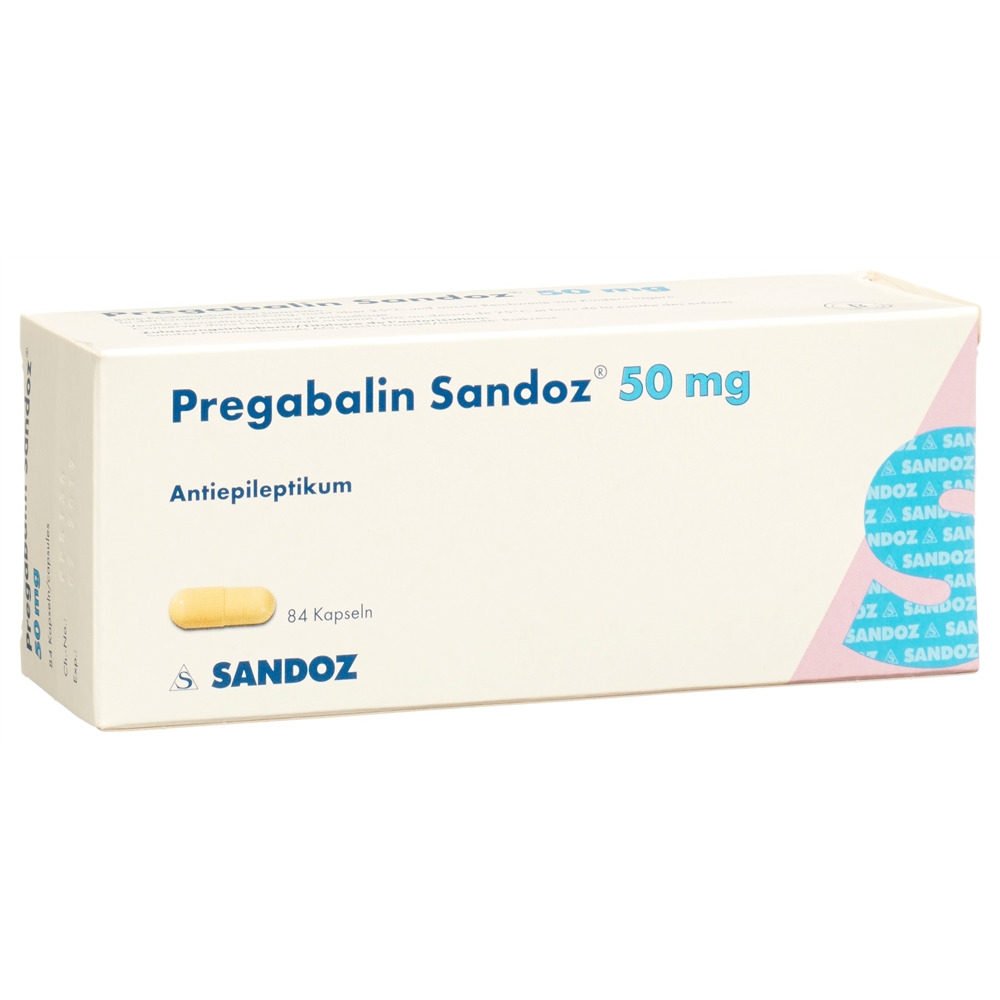 PREGABALINE Sandoz 50 mg, Hauptbild