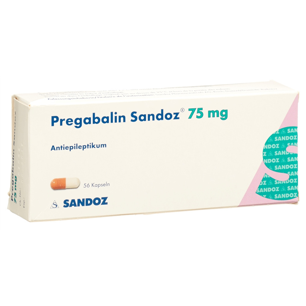 PREGABALINE Sandoz 75 mg, Hauptbild