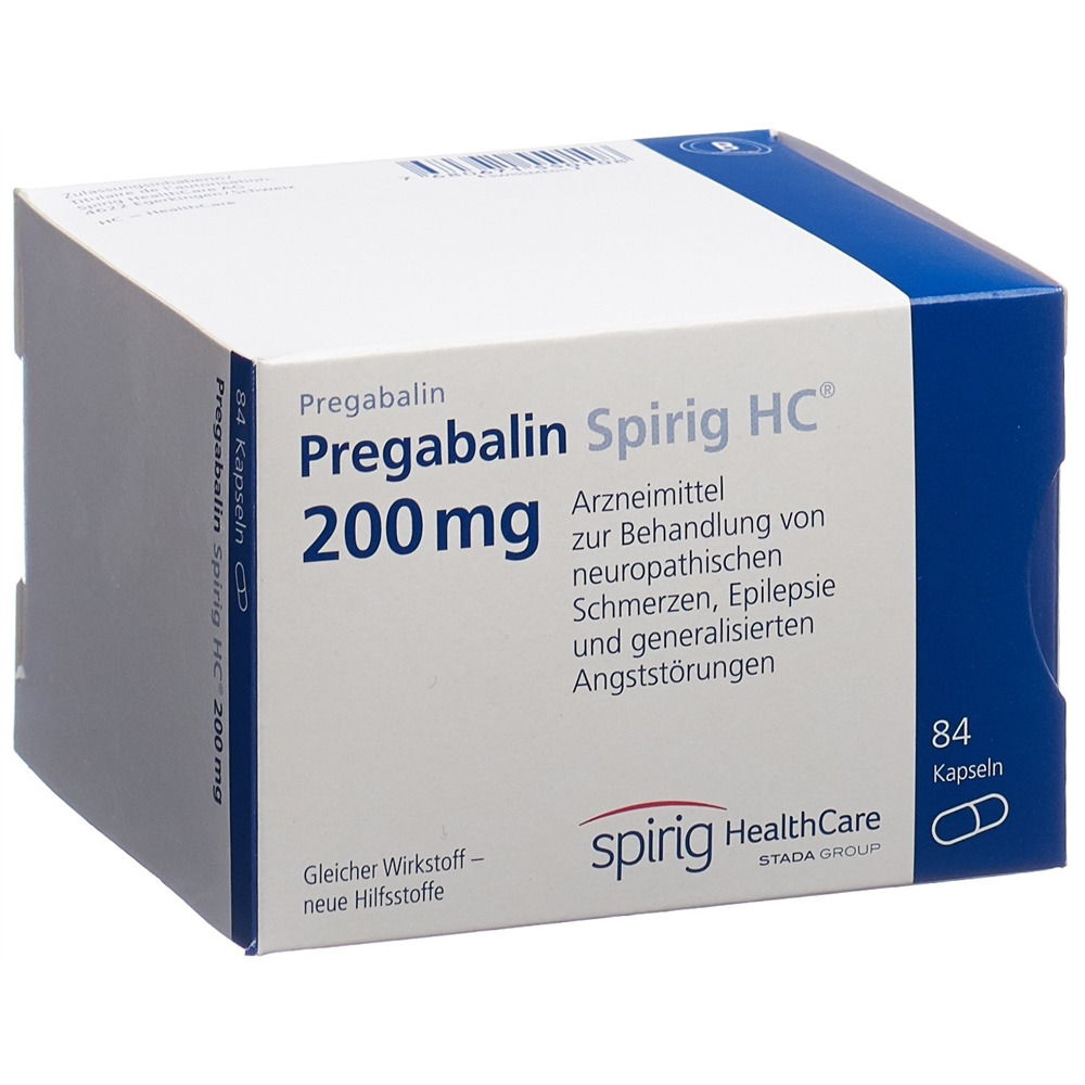 PREGABALINE Spirig HC 200 mg, Hauptbild