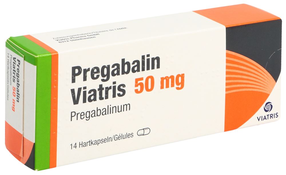 PREGABALINE Viatris 50 mg, Hauptbild