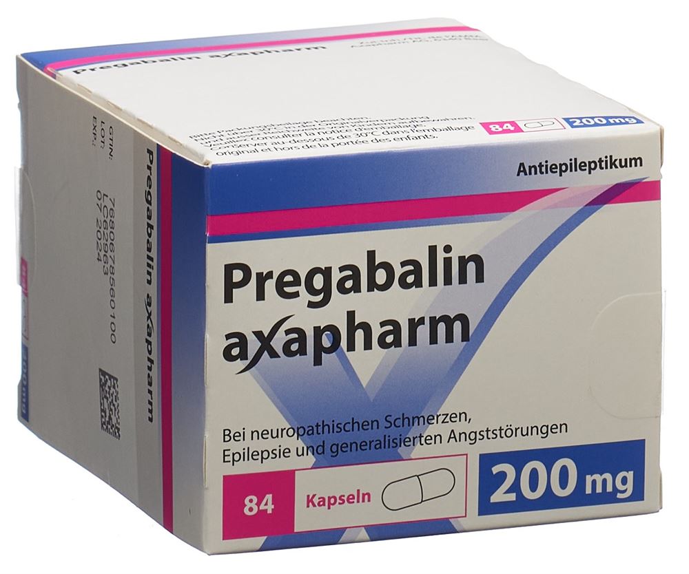 PREGABALINE axapharm 200 mg, image principale