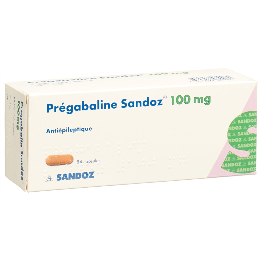 PREGABALINE Sandoz 100 mg, image 2 sur 2