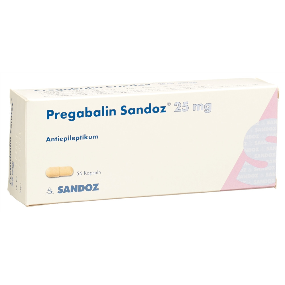 PREGABALINE Sandoz 25 mg, image principale